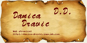 Danica Dravić vizit kartica